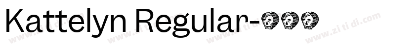 Kattelyn Regular字体转换
